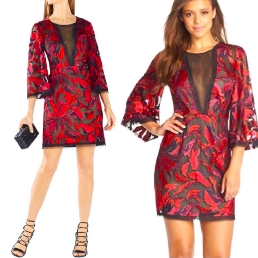 🖤❤️🩷BCBGMaxazria embroidered dress